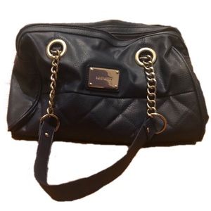 NINE WEST / chain strap navy blue purse